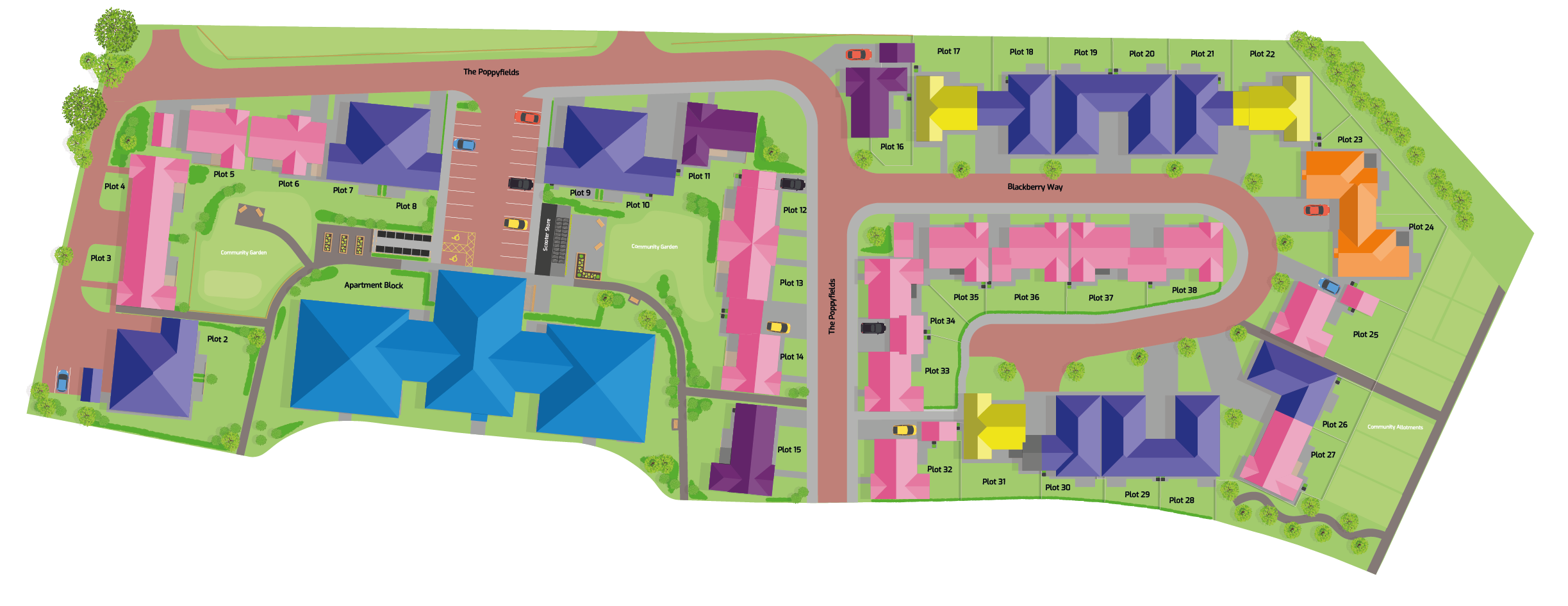The Beaufields site plan-01
